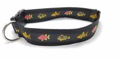 Fishies on Black - 1.5" Collar